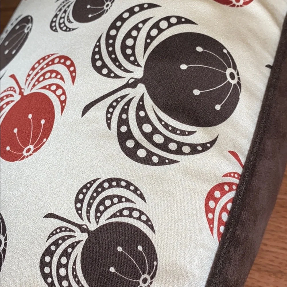 Agnes & Hoss plucky pod satin suede pillow